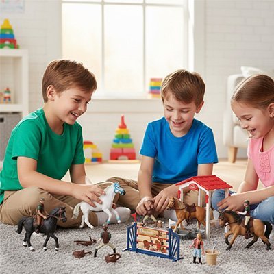 Figurine animaux | Collection Réaliste - Monde Enfant